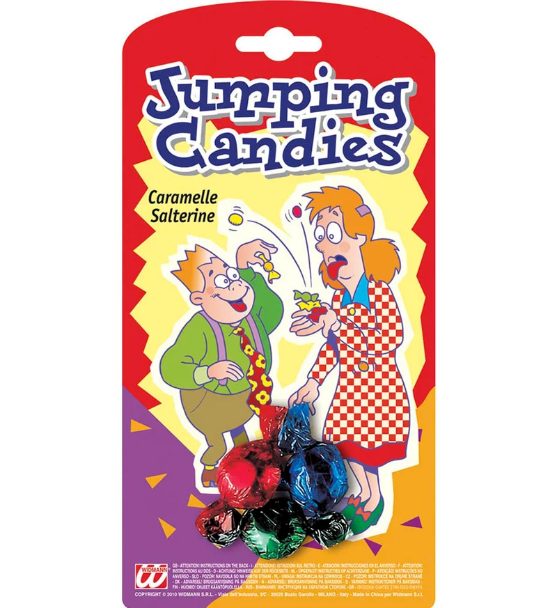 Springende snoepjes