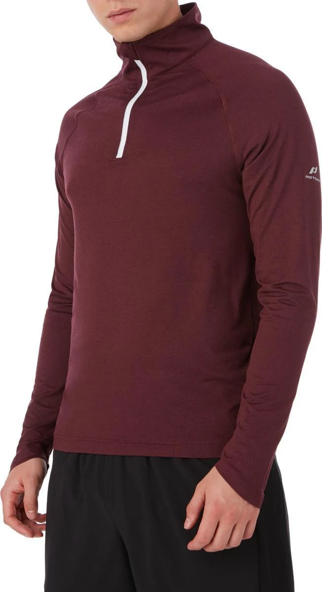 CUSCO uxHr.Langarmshirt/Halbzipp88%Pes 12%El DryPlusEc