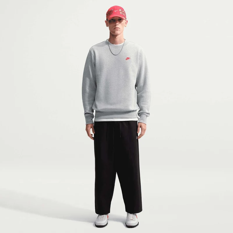 club fleece crew trui