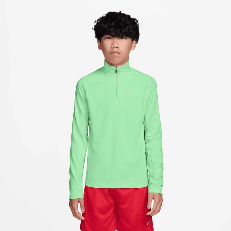 stride kids' dri-fit 1/2-zip top