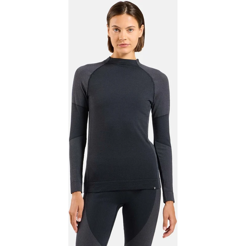 performance wool base layer seamless shirt