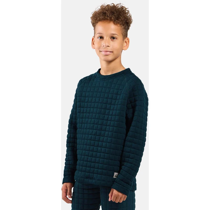 quilted kids base layer shirt
