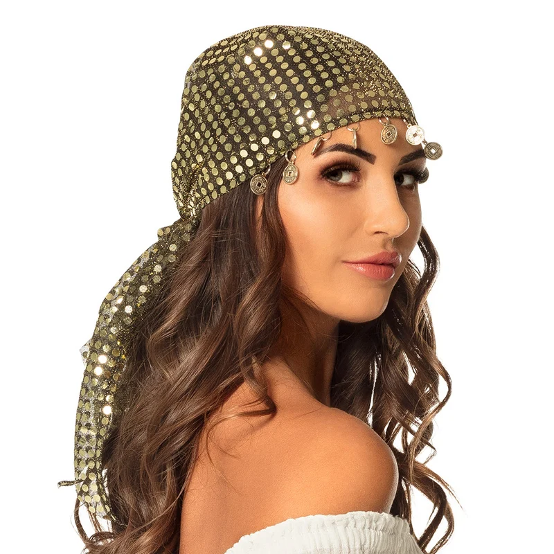 Bandana Buikdanseres goud