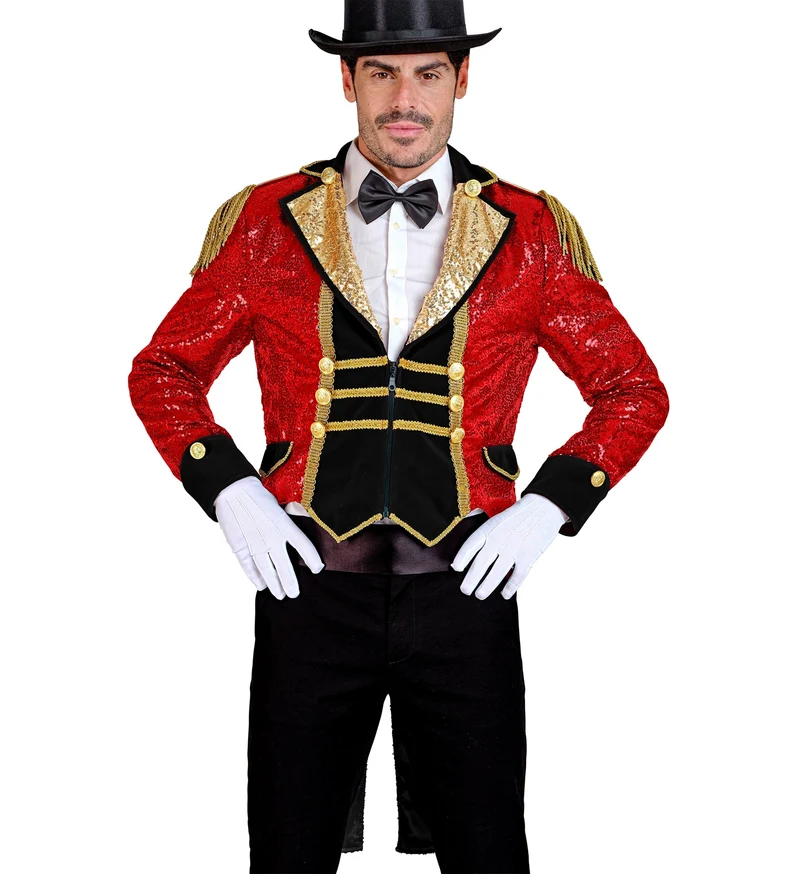Pailletten herenjas circus