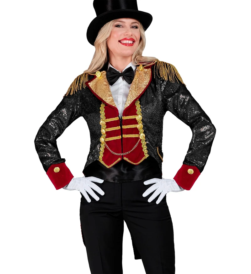 Pailletten damesjas circus