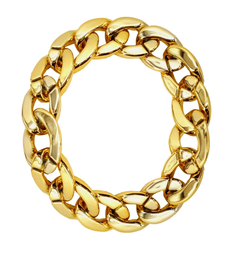 Gouden armband nep Hip Hop gangster