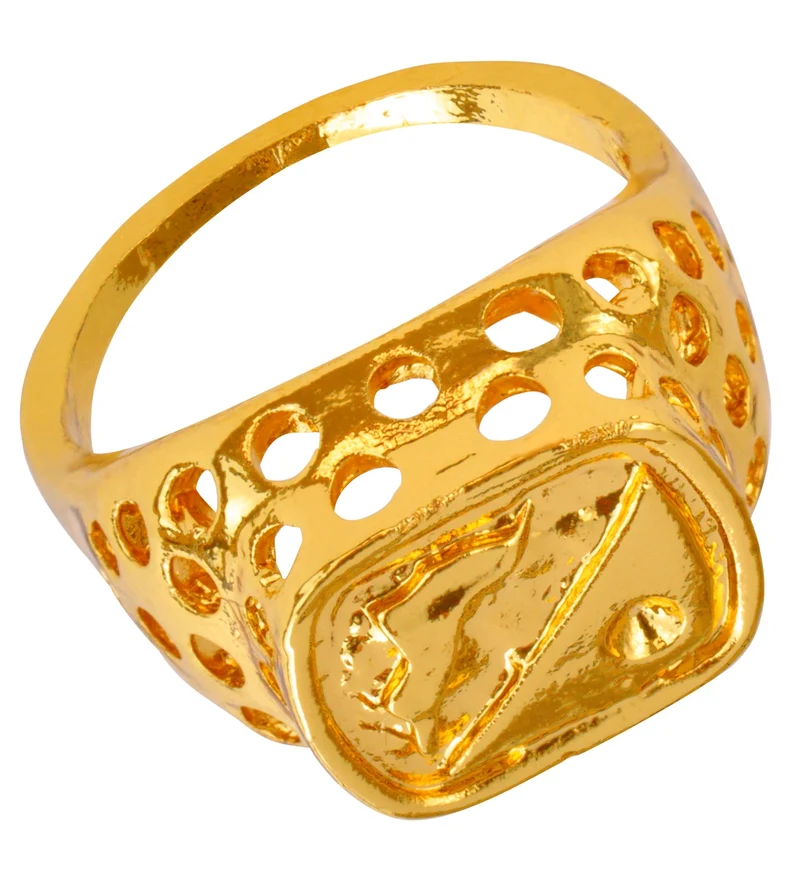 Gouden zegelring nep