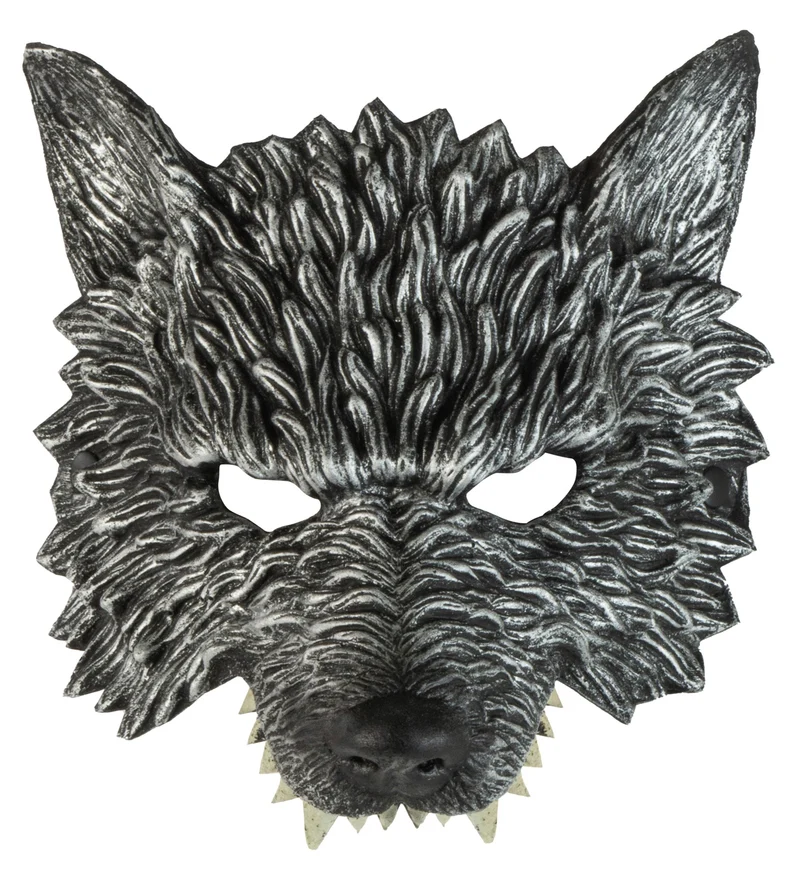 Wolvenmasker zonder kin