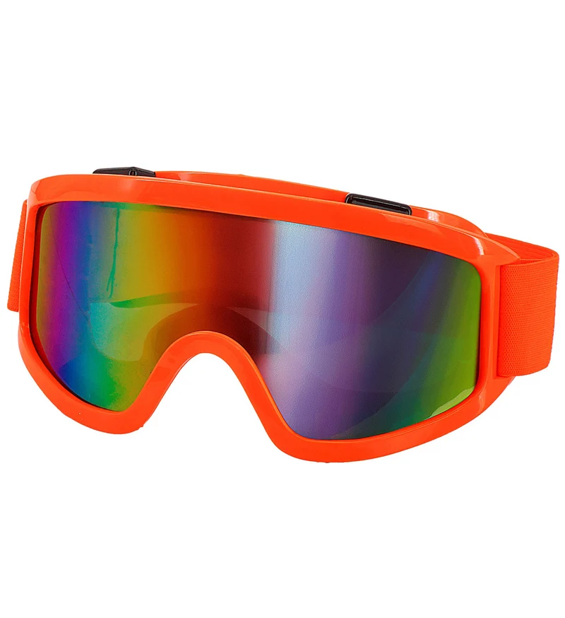 Skibril neon oranje