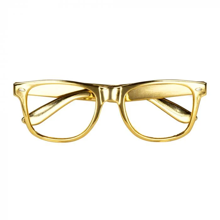 partybril metallic zonder glazen