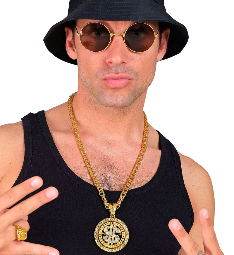 Strass dollarketting goud
