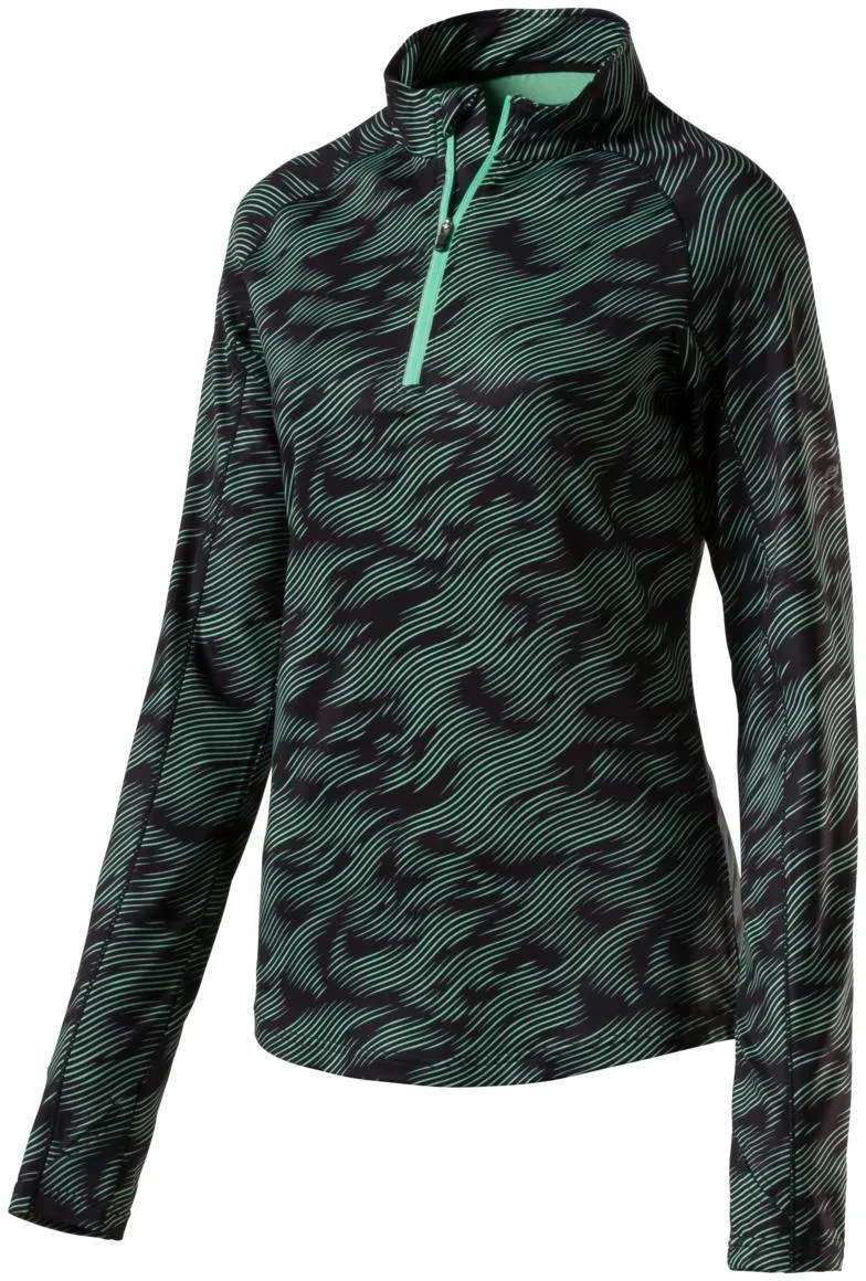 CUSCA wmsDa.Langarmshirt/Halbzipp88%Pes 12%El DryPlusEc