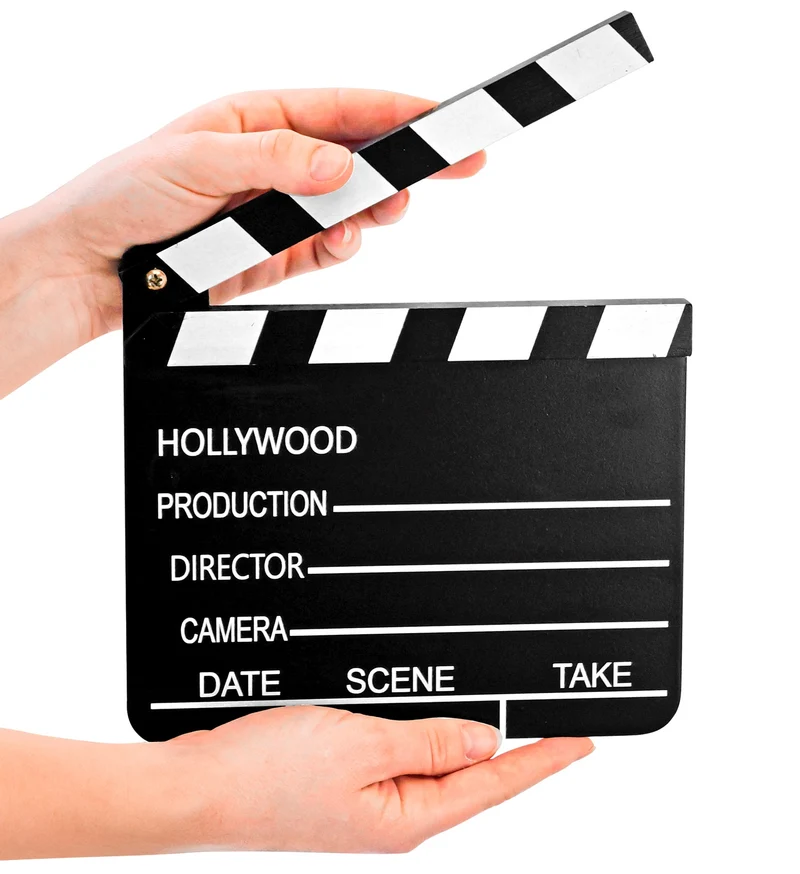 Film clapper bord take 2