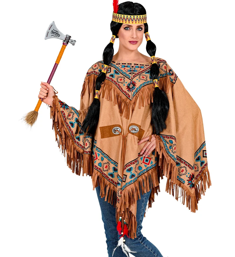 Indianen poncho inheems