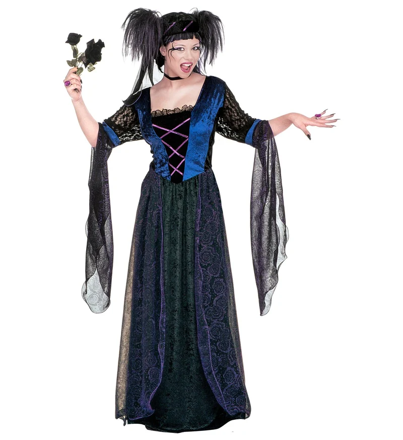 Gotische prinsessen jurk dames