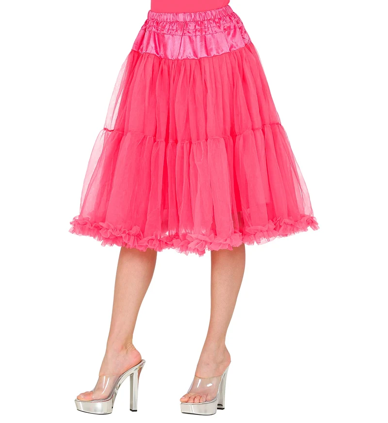 Petticoat roze tule 65cm