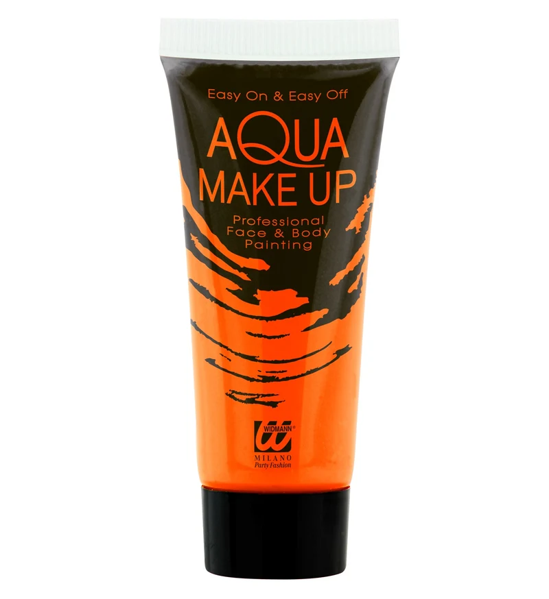 Neon schmink oranje in tube