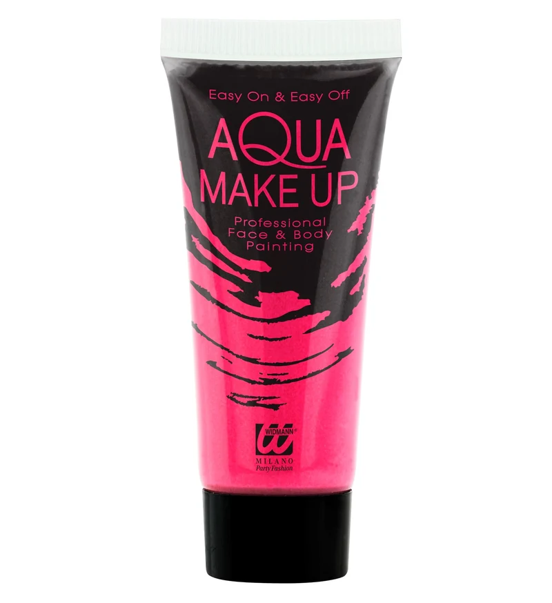 Aqua schmink neon roze