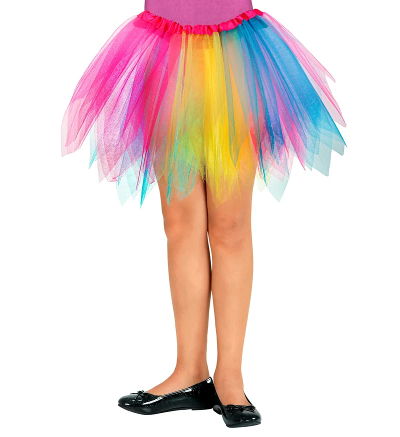 Glitter tutu rok multi kleuren kinderen