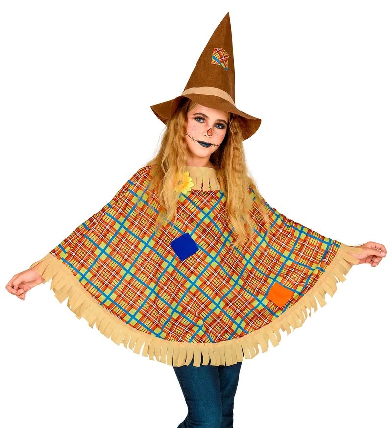 Vogelverschrikker poncho kind
