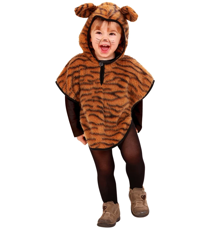 Tijger poncho kinderen