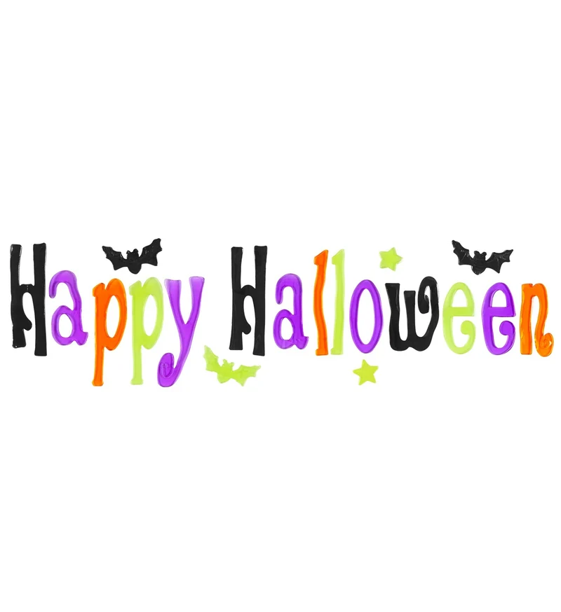 Raamsticker happy Halloween