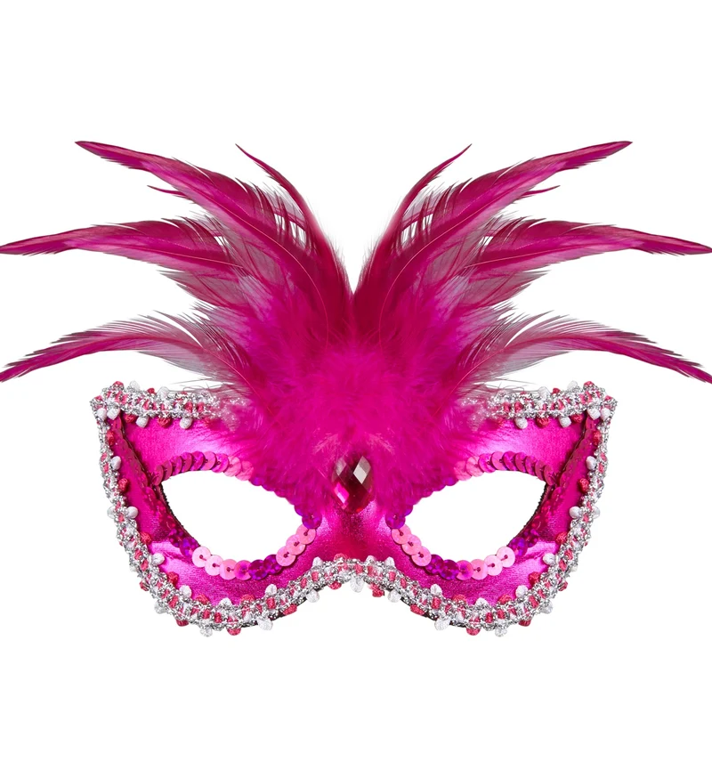 Oogmasker Barones Metalic Rose