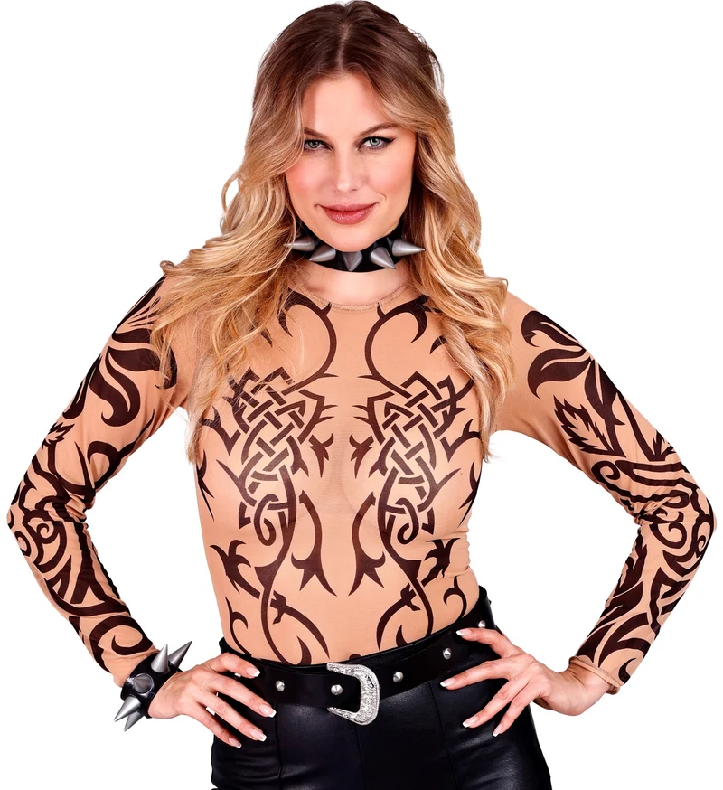 Tattoo shirt boomstam motief