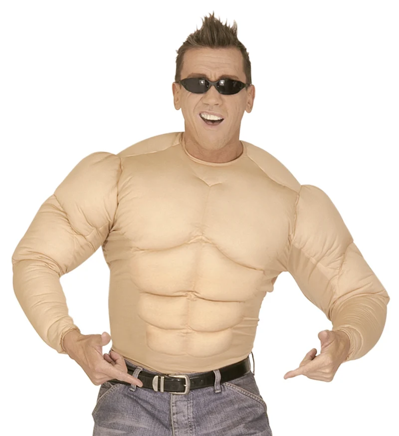 Spierballen shirt dikmaak spierbundel