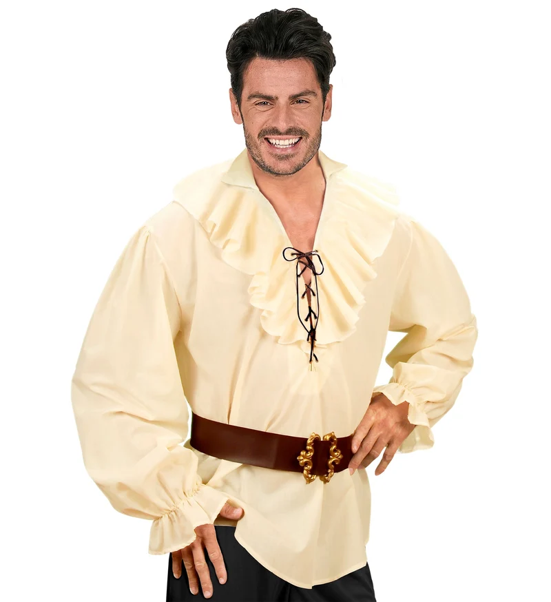 Piratenshirt beige boeren shirt