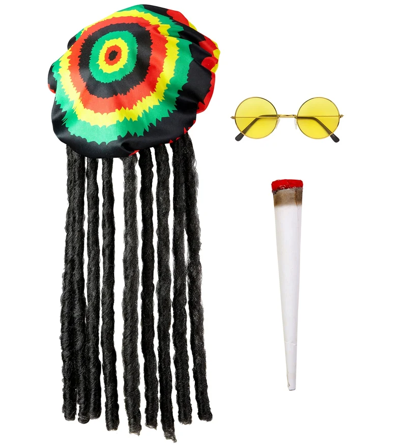 Rasta reggae verkleedset