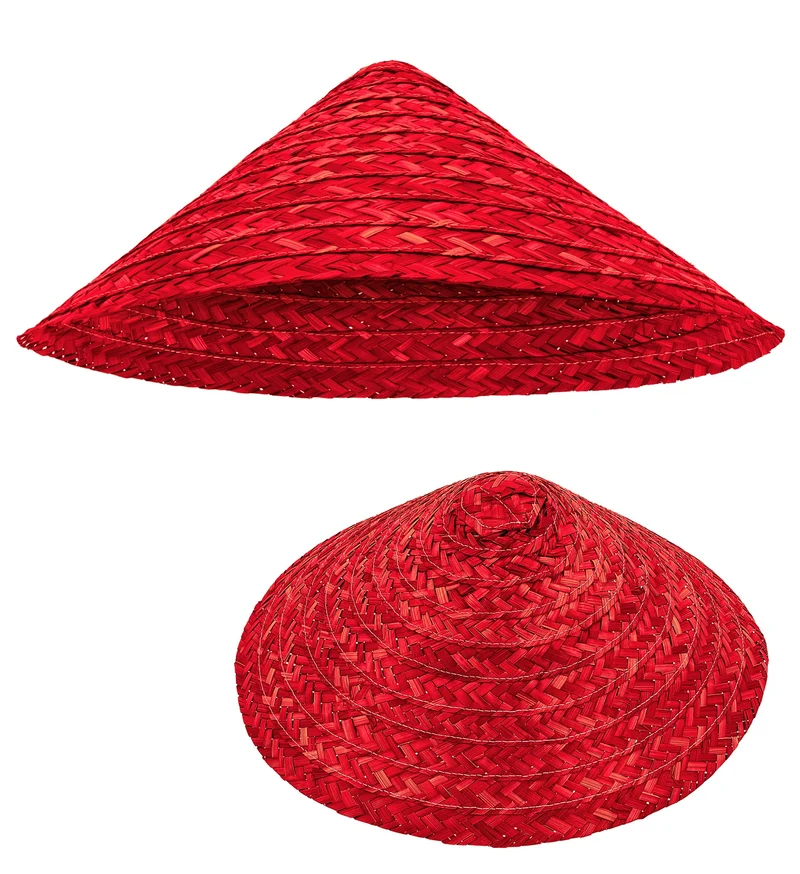 Vietkong strohoed rood