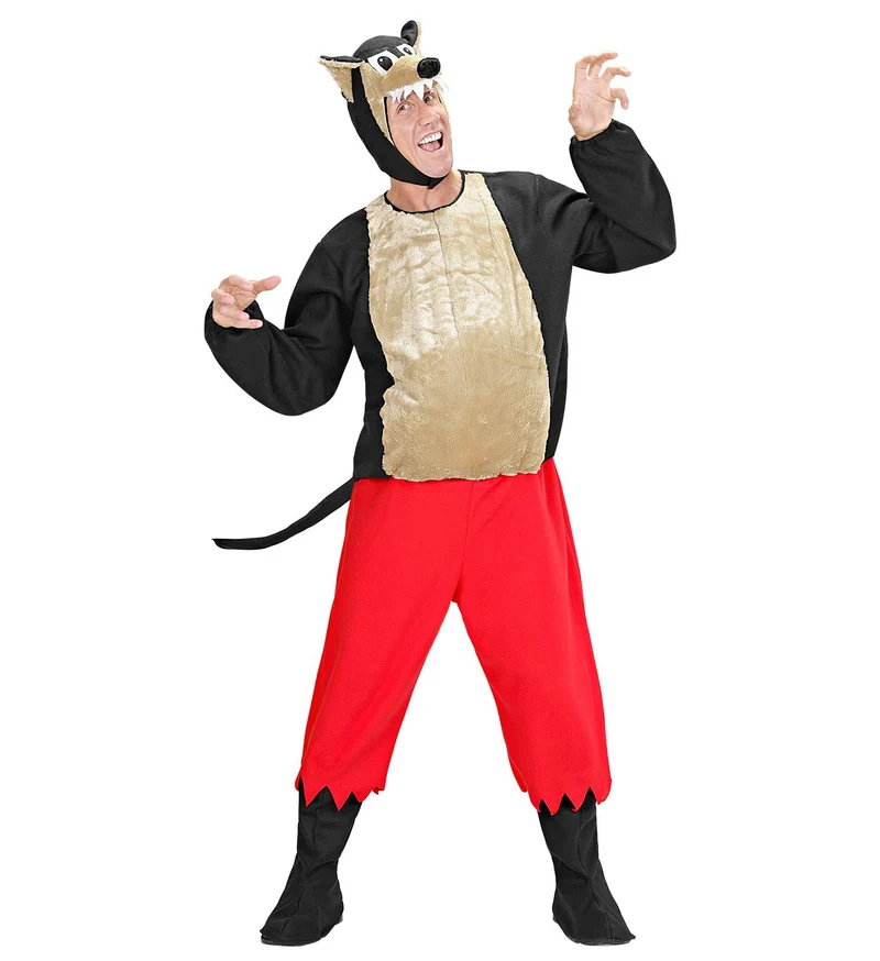 Boze wolf kostuum Roodkapje