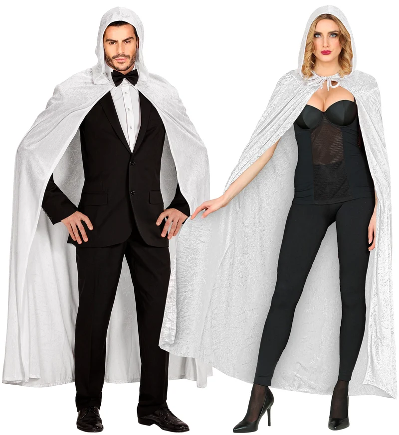 Witte cape luxe 150cm