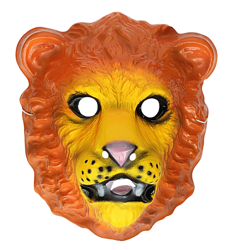 Leeuwen masker plastic kind