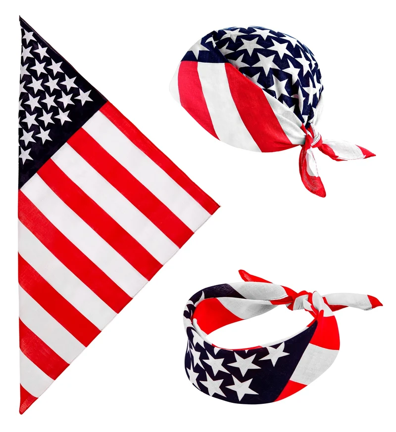 Amerikaanse bandana zakdoek USA