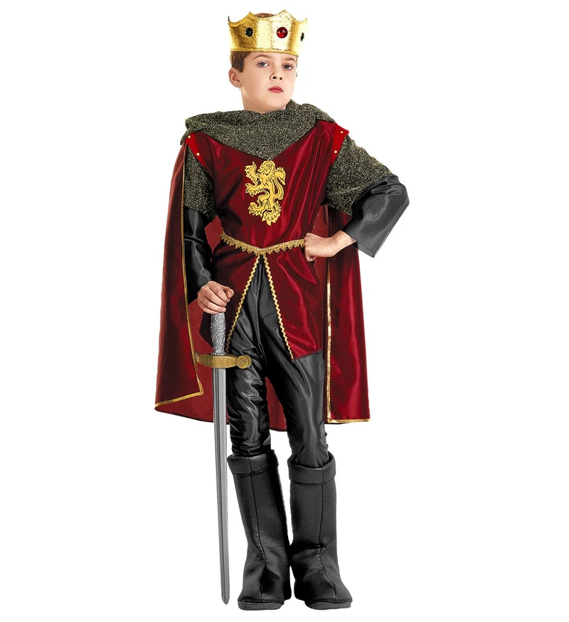 Koning ridder kostuum Ronald kind