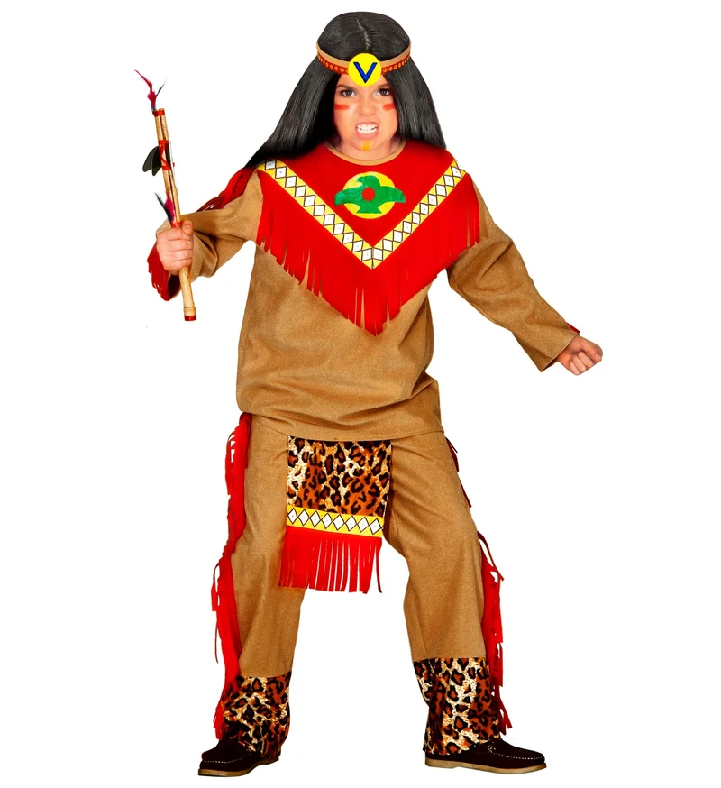 Indianen kostuum Sitting Bull kind