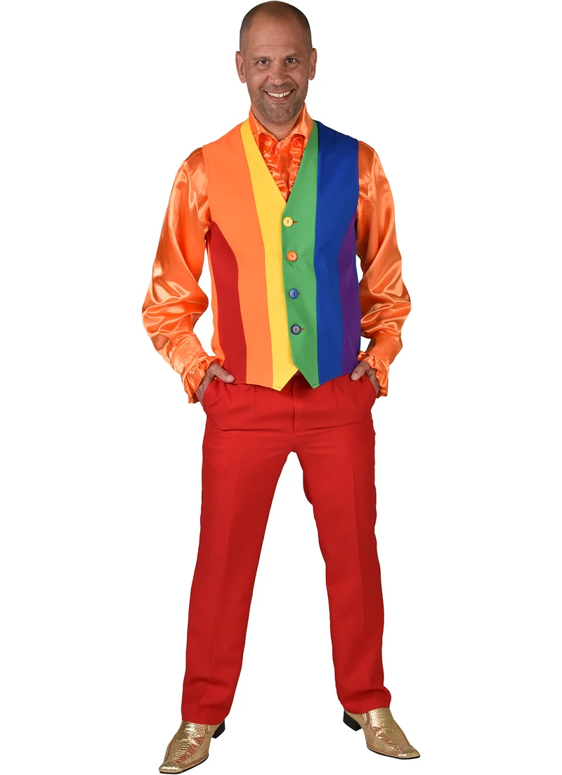 Gilet voor Heren Regenboog Kleuren