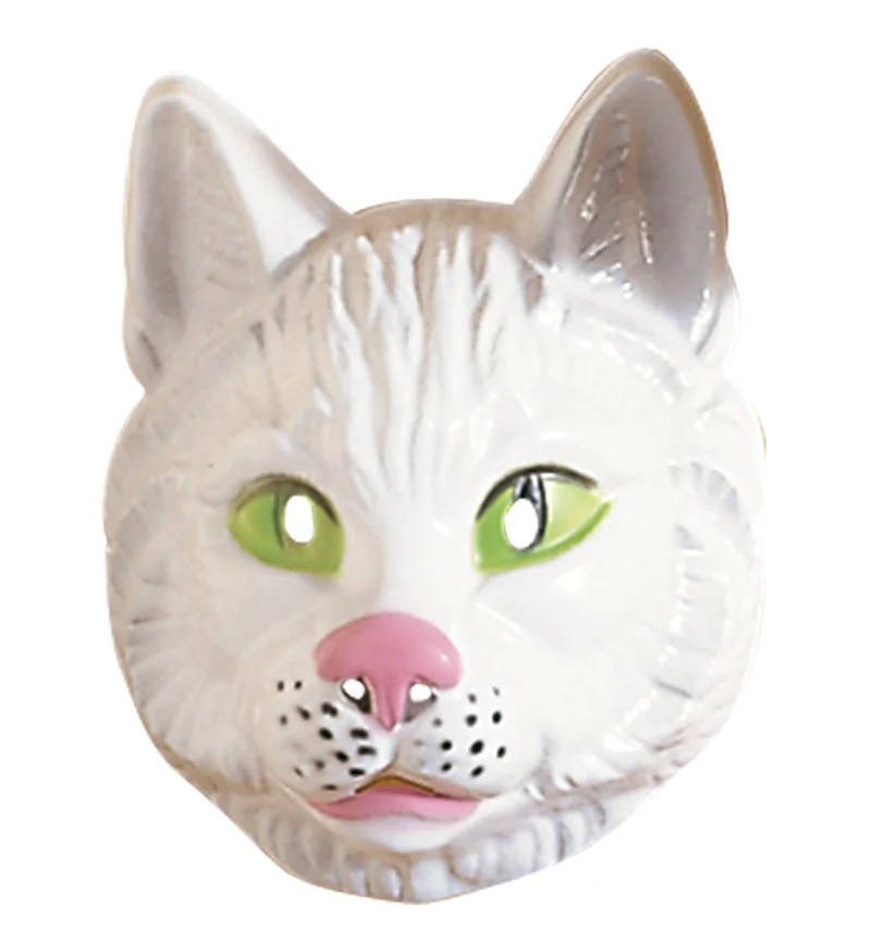 Plastic poezen masker