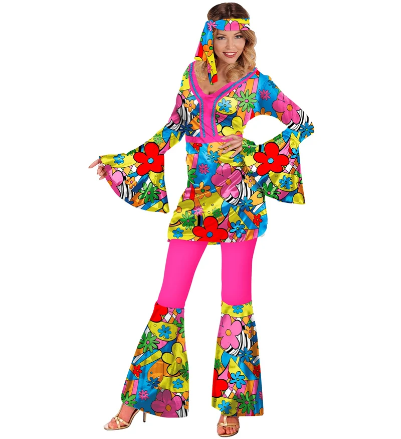 70s Hippie kostuum Flower Power
