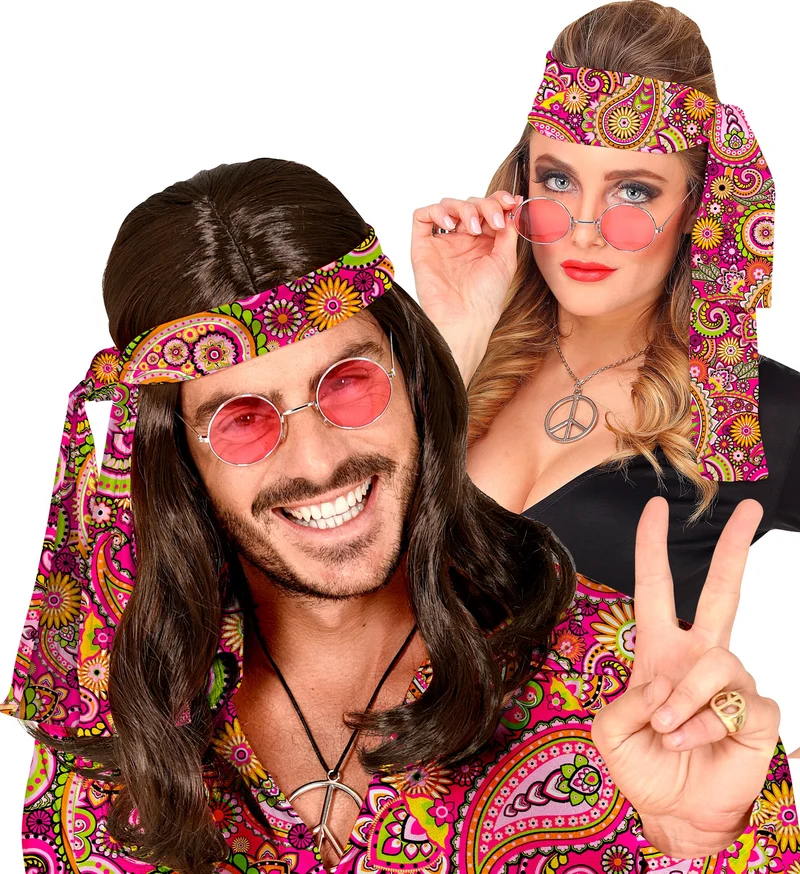 Hoofdband jaren 70 paisley