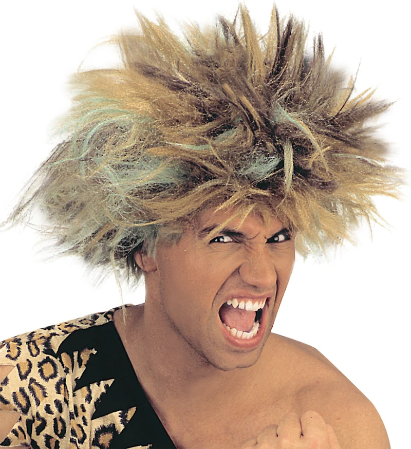 Holbewoner pruik Fred blond