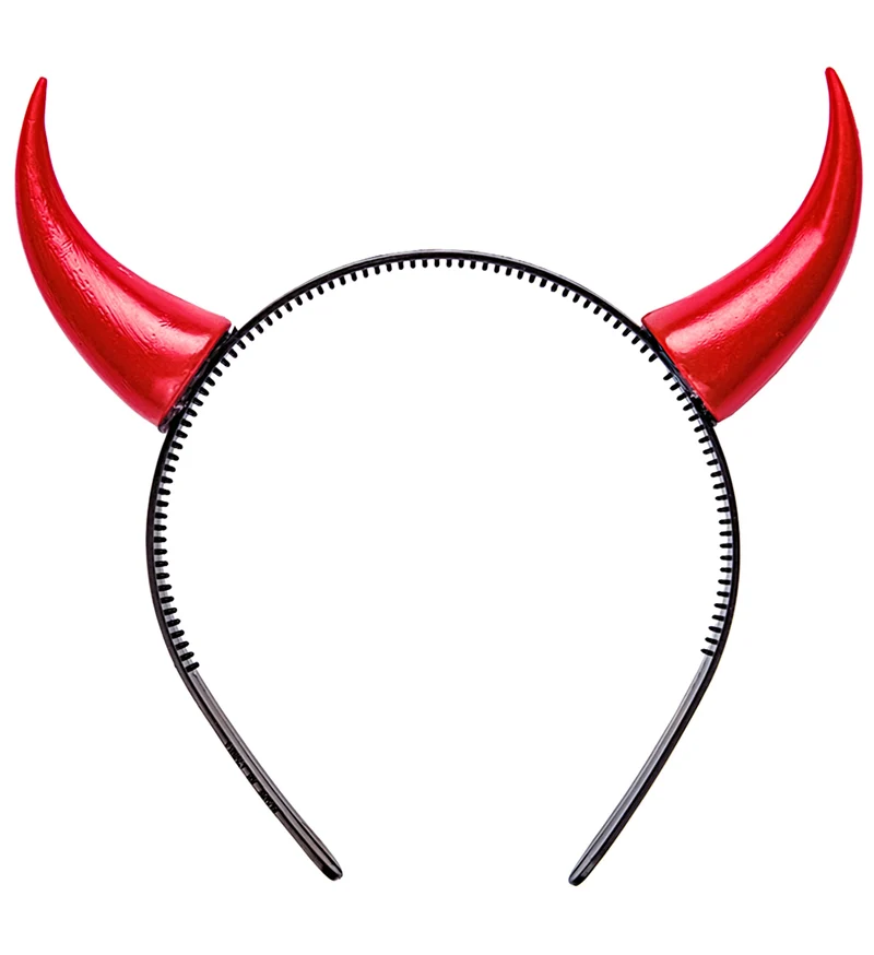 Rode duivel hoorntjes diadeem