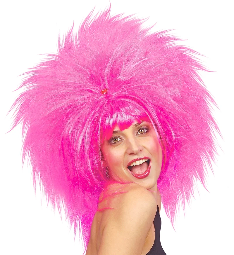 Pretty woman pruik roze vrouw