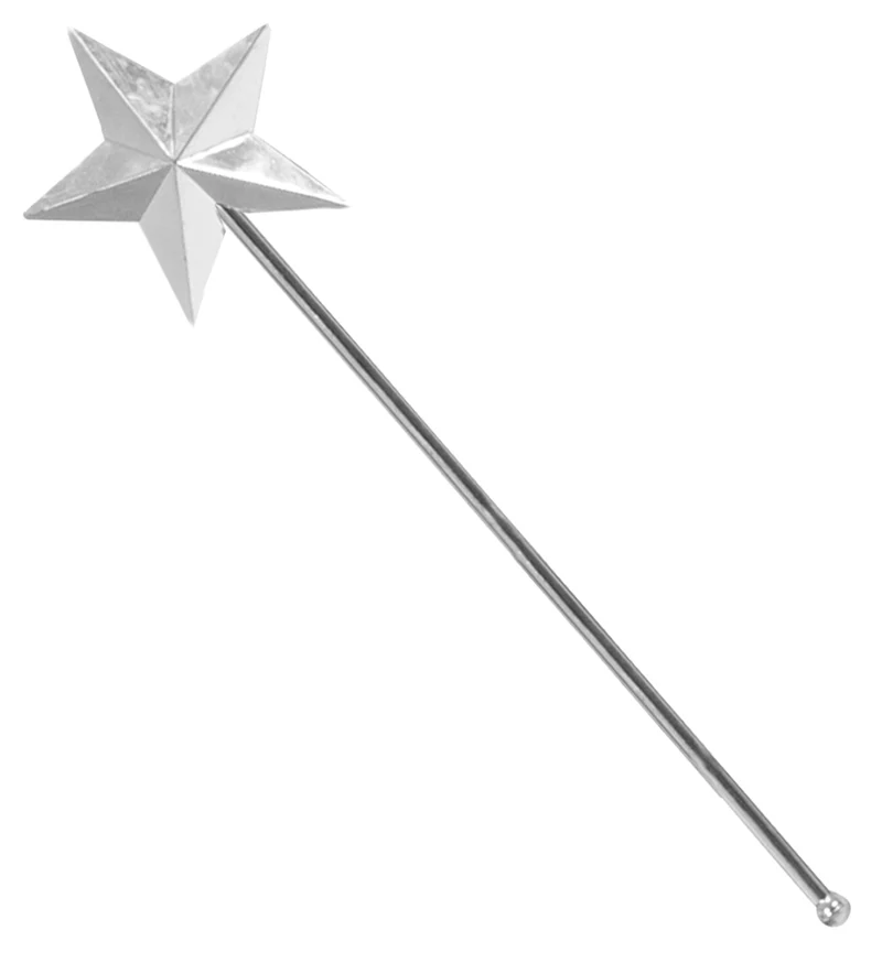 Feeën staf zilver 3d