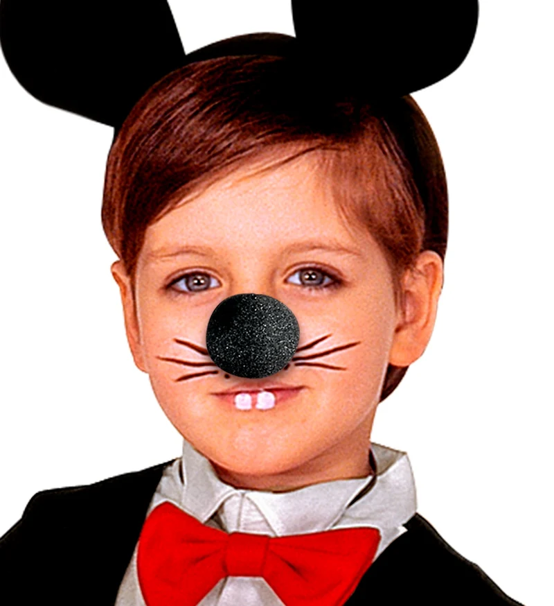 Mickey neus muis zwart spons