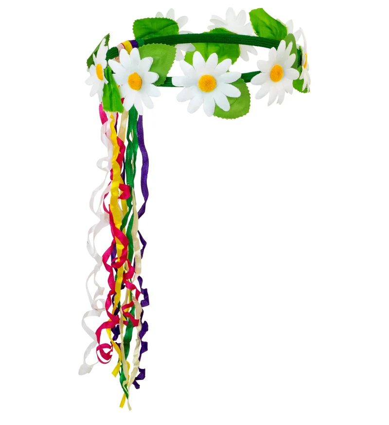 Bloemen tiara hippie