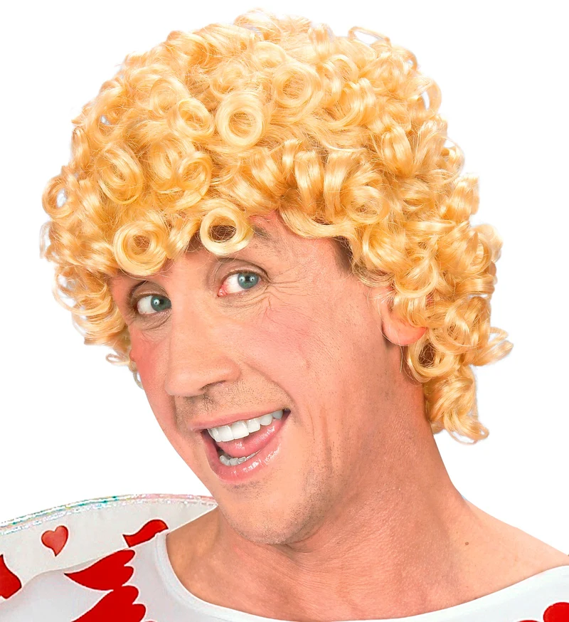 Cupido pruik krulletjes