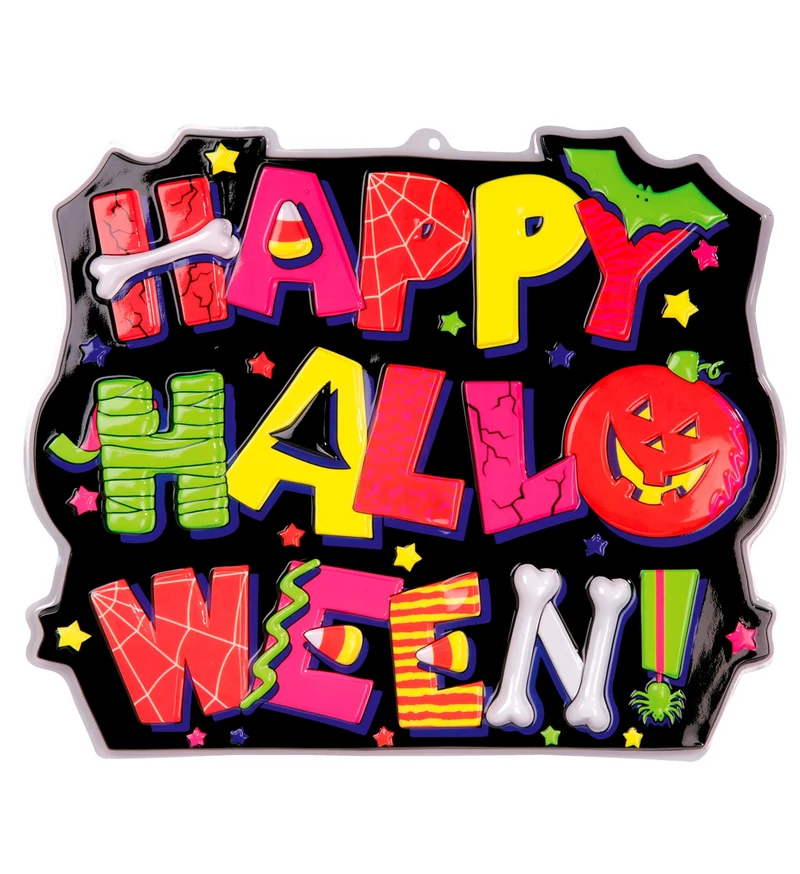 Wanddecoratie Happy Halloween
